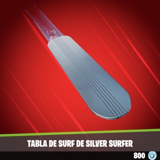 Tabla de surf de Silver Surfer